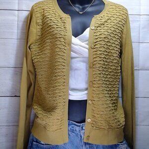 Dijon Yellow Cardigan